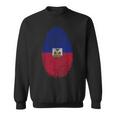 Haiti Flag Fingerprint Haitian For Haitians スウェットシャツ