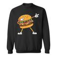 Hamburger チーズバーガー Burger Fast Food Cheeseburger Dabbing スウェットシャツ