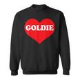 I Heart Goldie I Love Goldie カスタマイズ可 スウェットシャツ