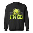 I'm 60 ラケット スポーツ テニス 選手 大人 還暦 スウェットシャツ