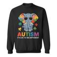 It's Ok To Be Different Awareness Elephant スウェットシャツ