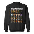 Italian Brainrot 面白いイタリアンブレインロットミームキャラクタ 長袖tシャツ スウェットシャツ
