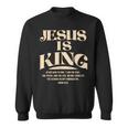 Jesus Is King Bibleerse John 14 スウェットシャツ