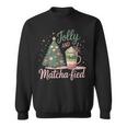 Jolly Matcha-Fied Xmas Sweatshirt