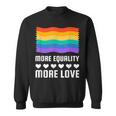 Lgbt More Equality More Lovetシャツ Lgbtq ゲイ レズビアン Lgbt スウェットシャツ