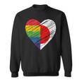 Lgbtq Japan ゲイプライド ハート ゲイとレズビアンの愛 Lgbt スウェットシャツ