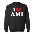 I Love Ami 私は愛する Ami スウェットシャツ