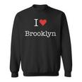 I Love Brooklyn With Heart ミニマリスト シンプル グラフィック スウェットシャツ