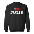 I Love Julie 私は愛する Julie スウェットシャツ