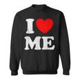 I Love Me シャツ Y2k ジョーク I Heart Me Love Myself Maine スウェットシャツ