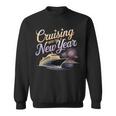 New Year 2026 Cruise Party Celebrations -Adults Black Small Short Sleeve Crew Collar Straight Fit Polyester 100 Unique New Year's Eve Cruise Sweatshirt