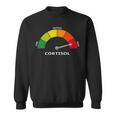 Pure Cortisol 面白いストレスメーターで走る 長袖tシャツ スウェットシャツ