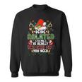 Being Related To Me Christmas Family Ugly Sweater Pajamas Sweatshirt
