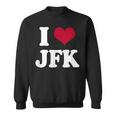 Retrointage I Heart Jfk John F Kennedy スウェットシャツ
