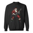 Rockin Santa Electric Guitar Christmas Rock Music Xmas Sweatshirt