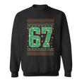 Santa Says 67 Christmas Ugly Sweater 6 7 Six Seven Meme Sweatshirt