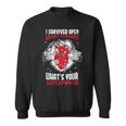 I Survived Open Heart Surgery What's Your Superpower Sweatshirt