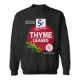 Thyme Leaves Halloween Spice Costume Group Matching Sweatshirt Unisex