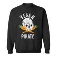 Vegan Pirate Skull And Crossbones But Carrot Sweatshirt Unisex