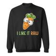 Vegetable Carrot I Like It Raw Vegan Lifestyle Tank Top Sweatshirt Unisex