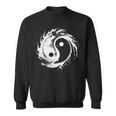 Ying Yang Flowtate 瞑想 水彩画 太極拳 メンズ レディース スウェットシャツ