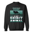 アジアンパームシベットは私のスピリットアニマルラバーです スウェットシャツ