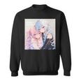 アニメ少女 姉オタク 長袖tシャツ スウェットシャツ
