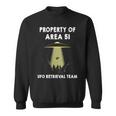 エリア51 シャツ Property Of Area 51 Ufo エイリアン 長袖tシャツ スウェットシャツ