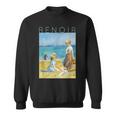 オーギュスト・ルノワール ビーチのフィギュア スウェットシャツ
