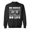 カセット No Music No Life Music Lover スウェットシャツ