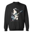 クールなペンギン ギターを弾く 音楽愛好家 ペンギン ギター 面白い スウェットシャツ