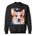 コーギー・ポートレート キュビズム・アート スウェットシャツ