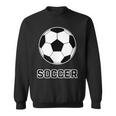 サッカー（サッカー部）Soccer 部活 クラブ【サッカーボール】スポーツ フットボール グッズ ウェア イラスト スウェットシャツ