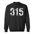 シラキュース ニューヨークアップステート315用エリアコード315。 スウェットシャツ