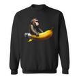 バナナロケットの宇宙飛行士猿 スウェットシャツ