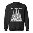 フリッツ・ラングのメトロポリス サイレントsfクラシック スウェットシャツ