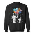 宇宙飛行士 宇宙飛行士 面白い宇宙小人太陽系 天文学 スウェットシャツ