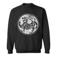 松かん 空手風シンボル 武道訓練 虎 スウェットシャツ