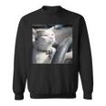 猫のミームtシャツを運転します スウェットシャツ