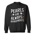 真珠はいつもふさわしい。ジャッキー・ケネディ スウェットシャツ