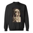 聖母マリア マリア カトリック絵画 長袖tシャツ スウェットシャツ