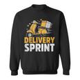 配達 スプリント 配達員 パッケージ 配達 スウェットシャツ