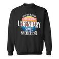 限定版 1978 年 11 月の誕生日以来の伝説 スウェットシャツ