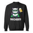 面白いパンダパンダビールドリンカー パンダビール スウェットシャツ