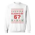 67 Santa Sleigh Ugly Christmas Sweatshirt