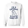 Cat Lovers I Love Cats The End ユニセックス リラックスtシャツ スウェットシャツ