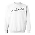 Joie Deivre フランス語の格言tシャツ スウェットシャツ