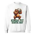 Kinda Fitorta Fat Gorilla ヘビーウェイトリフティング 面白いジム スウェットシャツ