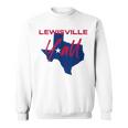 Lewisville Texas Y'All TX Pride State Map Cute Sweatshirt Unisex