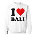 I Love Bali スウェットシャツ